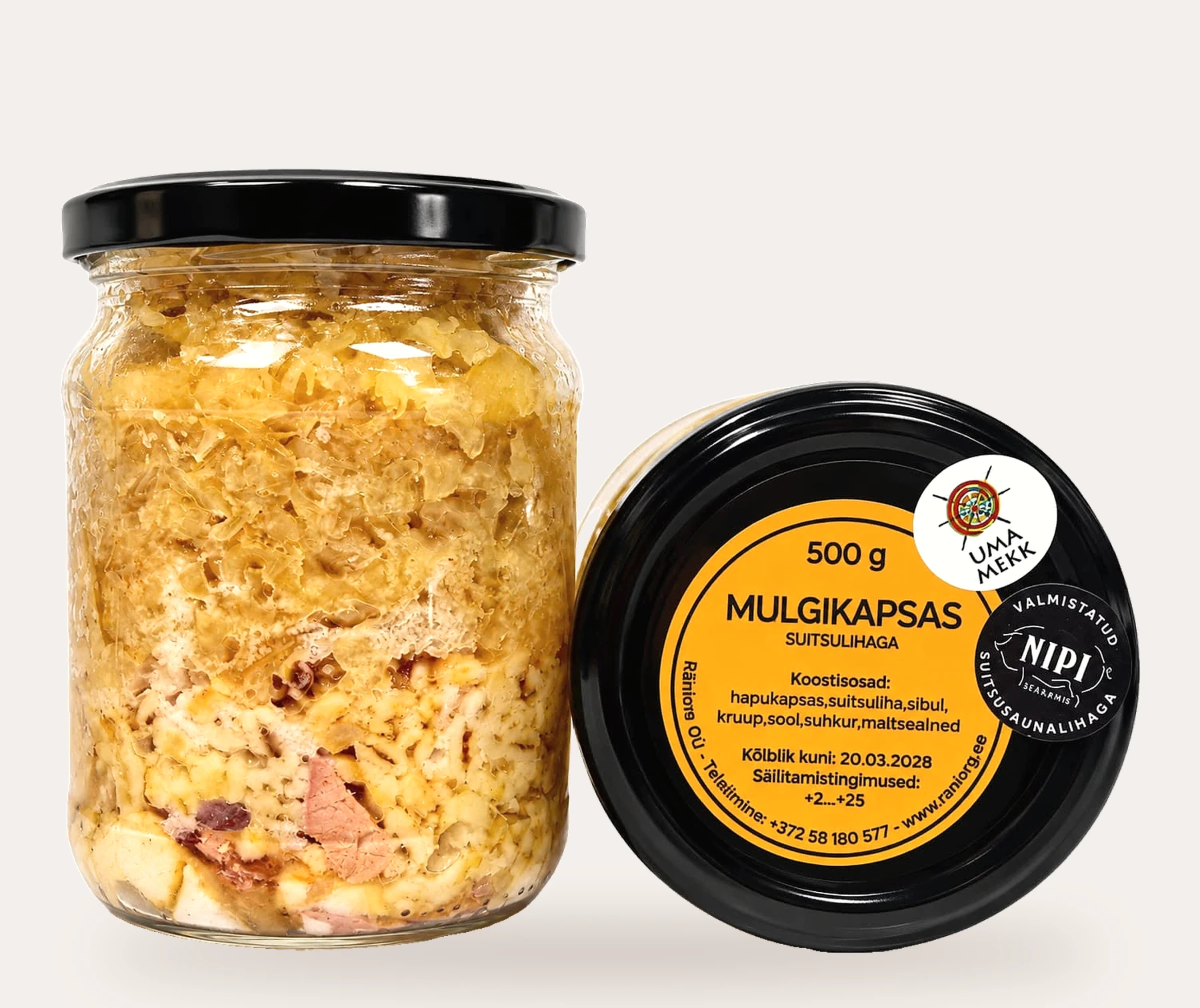 Mulgi sauerkraut with smoked pork