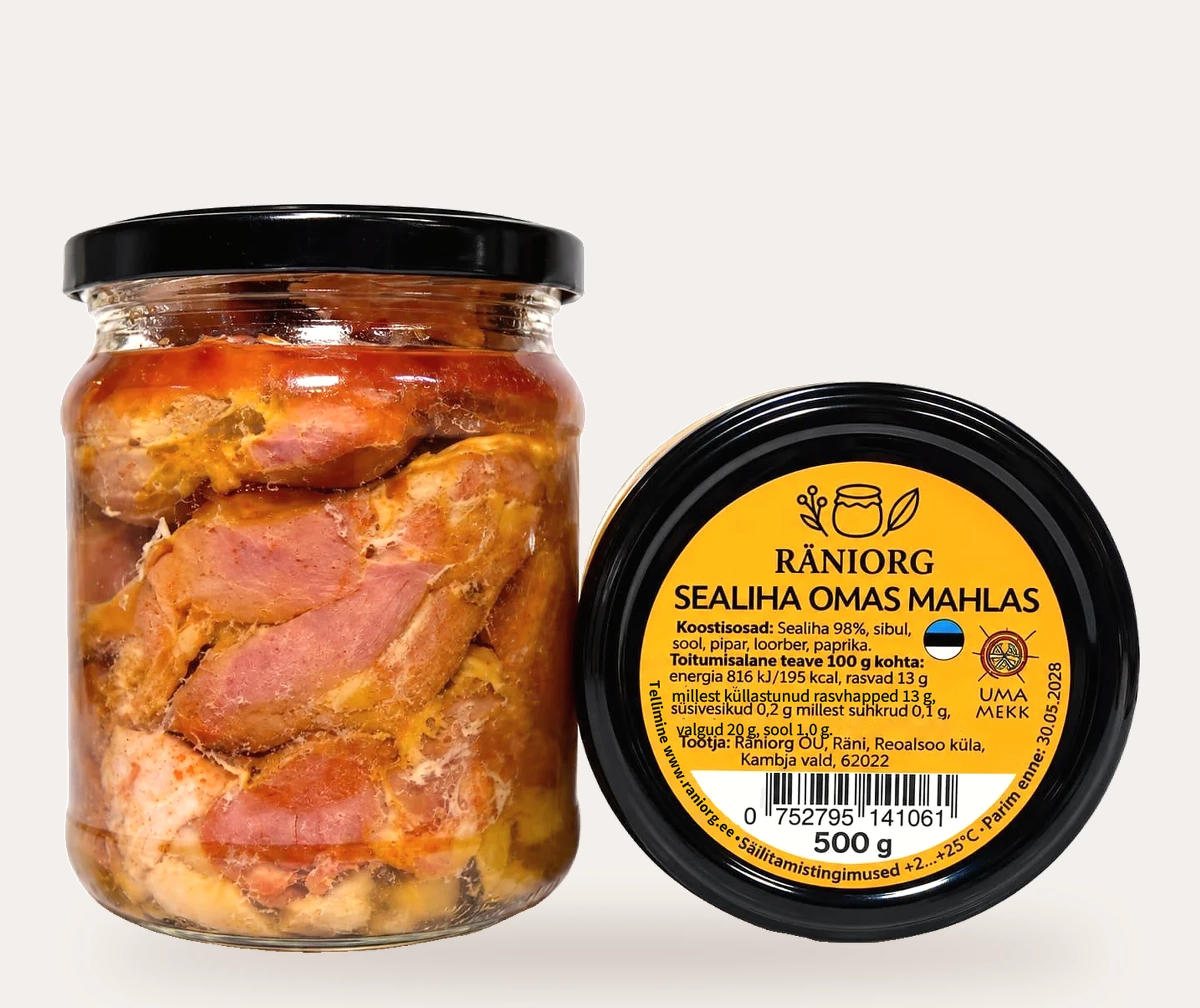 Pork neck in its own juices 500 g