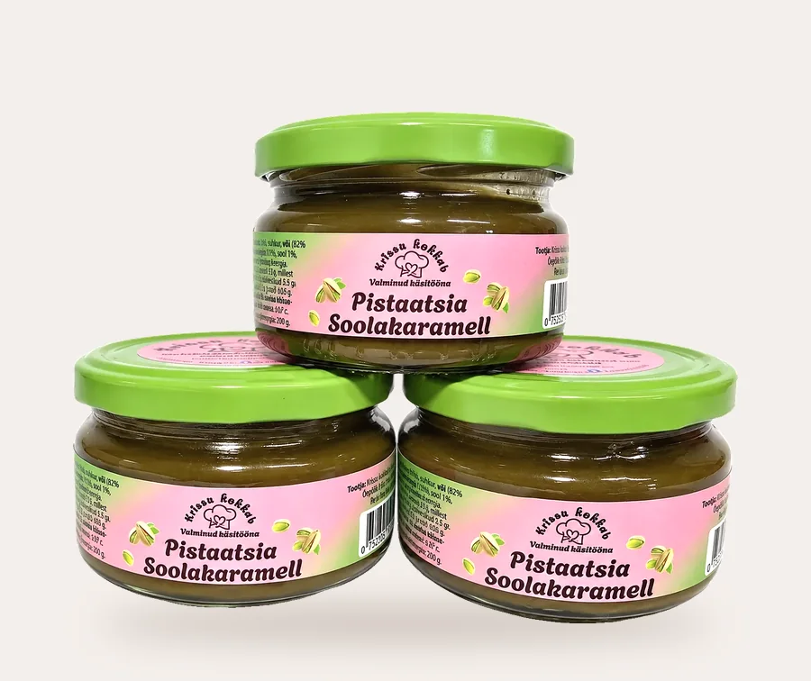 Pistaatsia-soolakaramell